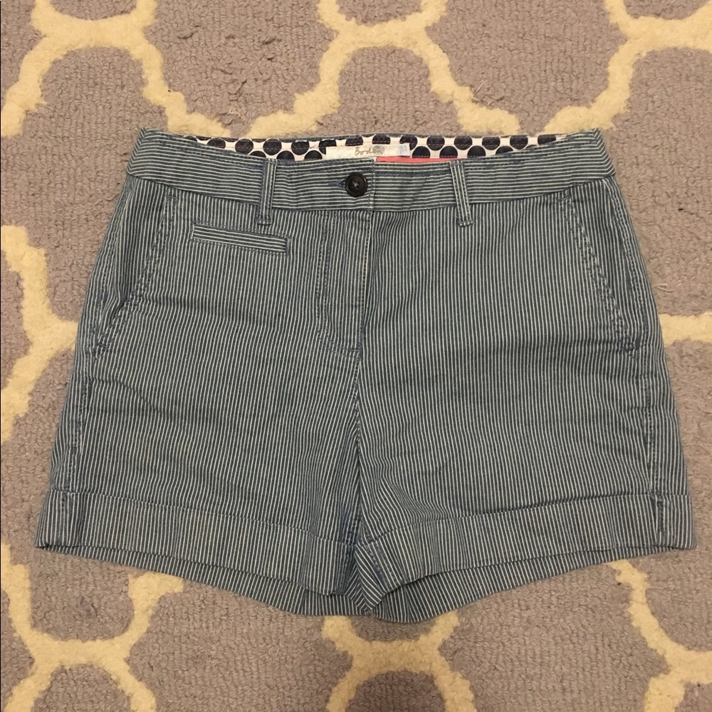 Boden Striped Shorts